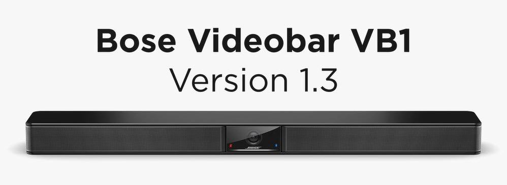 Nueva actualización para Bose Videobar VB1 V1.3